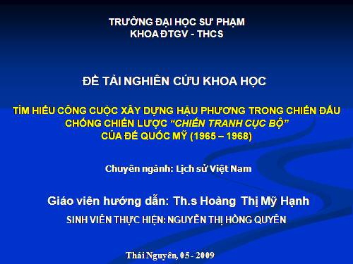 Nguyễn Thị Hồng Quyên (Văn Sử K41)