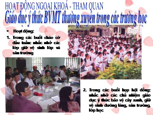 hoạt động ngoại khóa