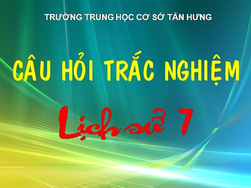 LS7 - Cau hoi trac nghiem