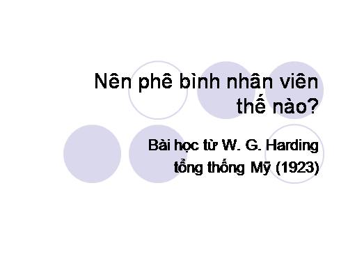 Nghệ thuật phê bình để tiến bộ