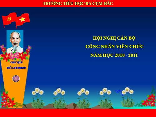 Hội nghị CBCC năm học 2010 - 2011