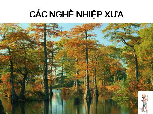 CÁC NGHỀ NGHIỆP XƯA