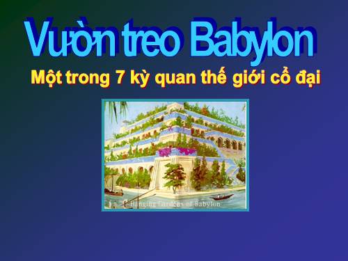 Vườn treo Babylon