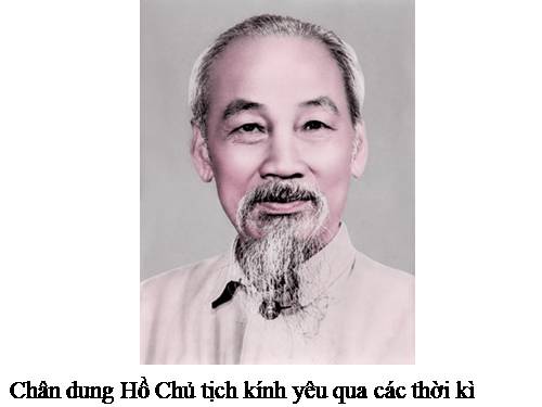 Chân dung Hồ Chủ tịch qua các thời kì