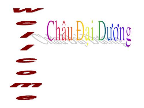 bai: châu đại dương