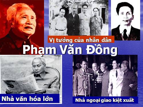 Thủ tướng Phạm Văn Đồng