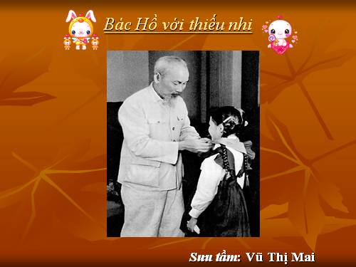 Bác Hồ với thiếu nhi