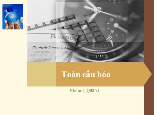 Toàn cầu hóa