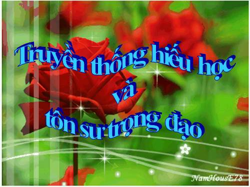 truyen thong ton su trong dao