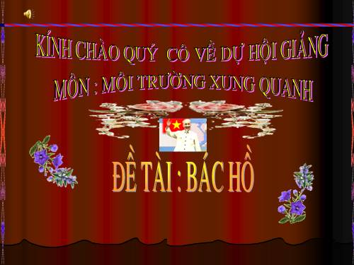 HÌNH ẢNH BÁC HỒ