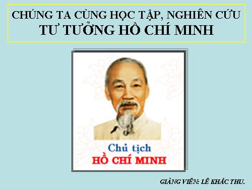 tư tưởng hồ chí minh