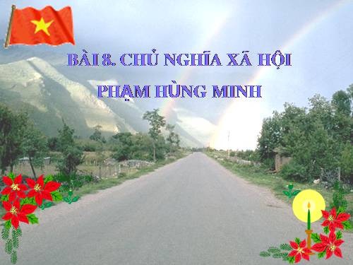 CHỦ NGHĨA XÃ HỘI