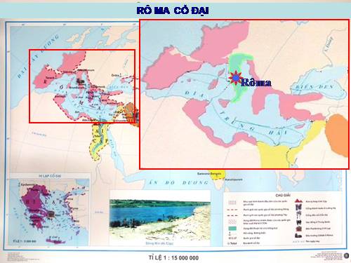 lớp 6, lược đồ Rô Ma cổ đại