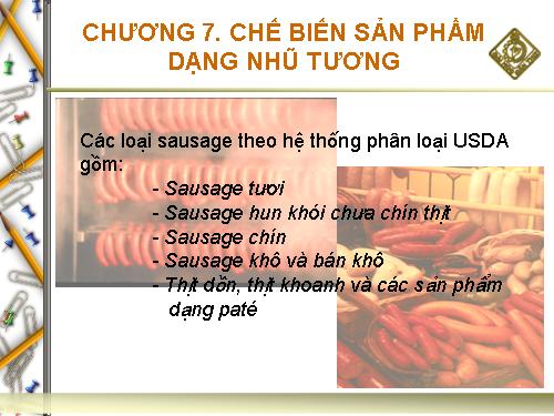 chuong 7. chế biến sản phẩm dạng nhũ tương