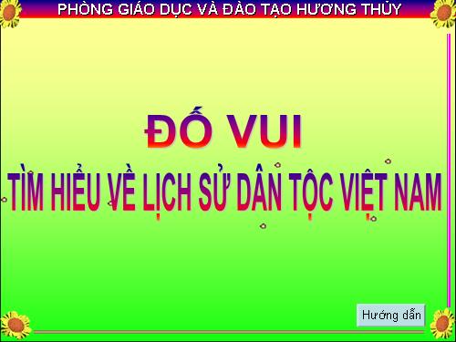 LS: Đố vui Lịch sử (phỏng theo chương trình Rung chuông vàng)