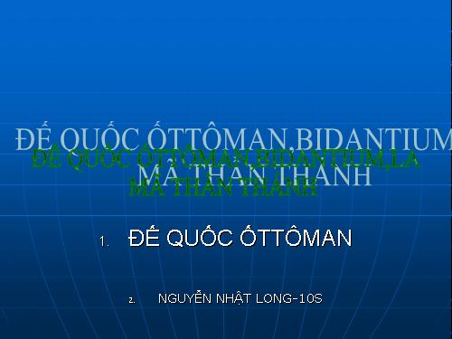 đế quốc ốttôman