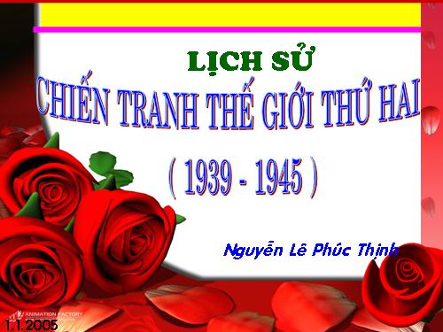 Chien tranh TG thu hai