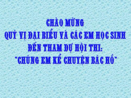 Trò chơi tìm hiểu về Hồ Chí Minh