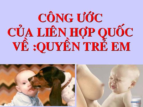 công ước quốc tế về quyền trẻ em