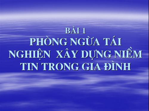 Tư vấn phòng chống tái nghiện