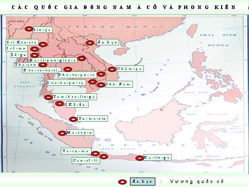 Lược đồ: Các nước Đông Nam Á cổ đại