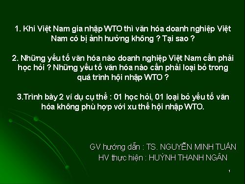 văn hóa doanh nghiệp việt nam