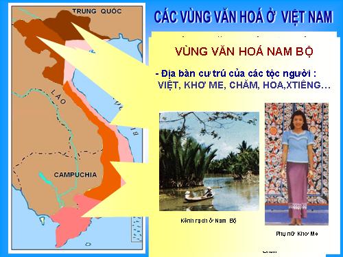 Cac  vung van hoa Viet nam