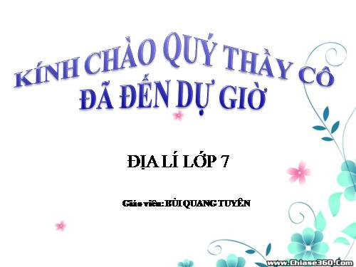 Bài 3. Quần cư. Đô thị hóa