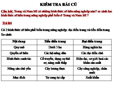 Bài 45. Kinh tế Trung và Nam Mĩ (tiếp theo)