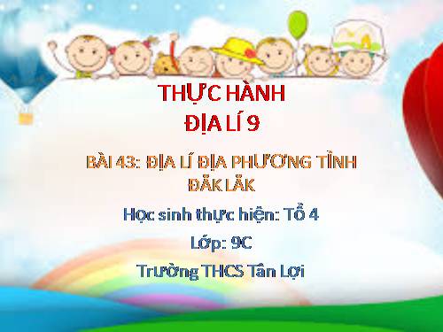 Bài 12. Thực hành: Nhận biết đặc điểm môi trường ở đới nóng