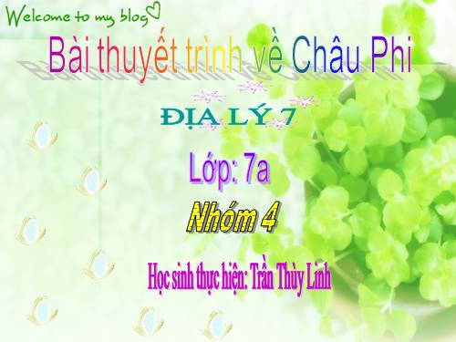 Bài 26. Thiên nhiên châu Phi