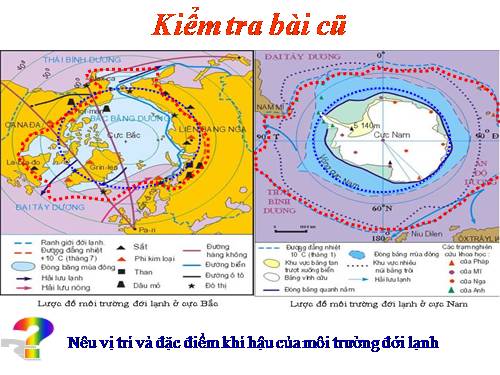 Bài 22. Hoạt động kinh tế của con người ở đới lạnh