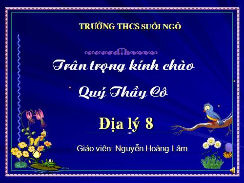 Bài 7. Môi trường nhiệt đới gió mùa