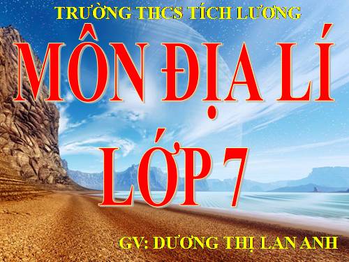 Bài 19. Môi trường hoang mạc