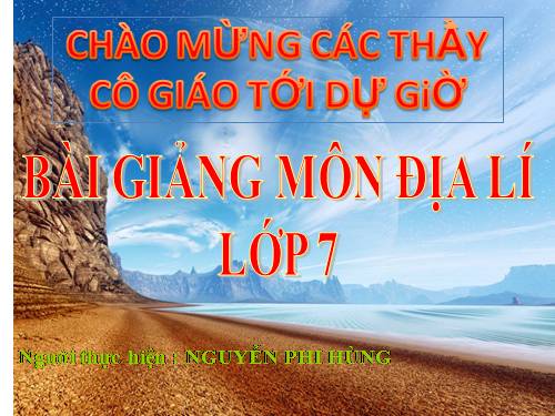 Bài 19. Môi trường hoang mạc