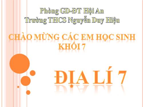 Bài 8. Các hình thức canh tác trong nông nghiệp ở đới nóng