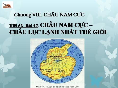 Bài 47. Châu Nam Cực - Châu lục lạnh nhất thế giới