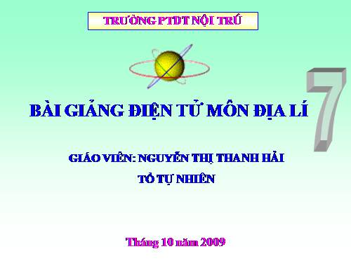 Bài 18. Thực hành: Nhận biết đặt điểm môi trường đới ôn hòa