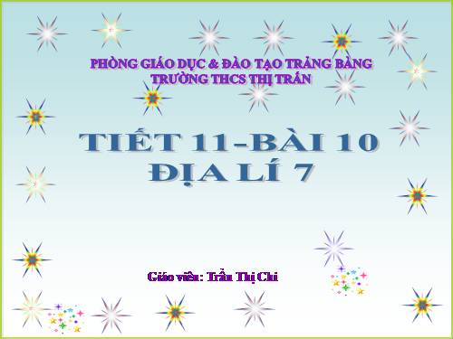 Bài 10. Dân số và sức ép dân số tới tài nguyên, môi trường ở đới nóng