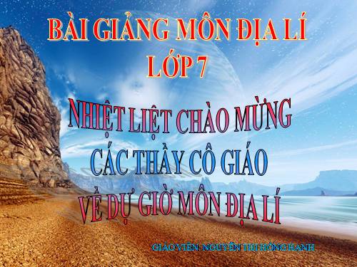 Bài 21. Môi trường đới lạnh