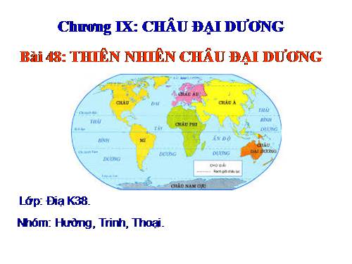 Bài 48. Thiên nhiên châu Đại Dương