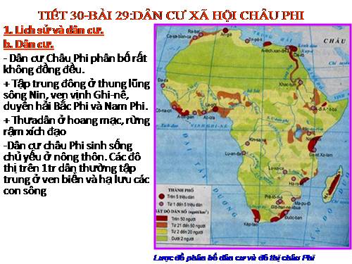 Bài 29. Dân cư, xã hội châu Phi