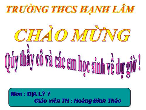 Bài 12. Thực hành: Nhận biết đặc điểm môi trường ở đới nóng