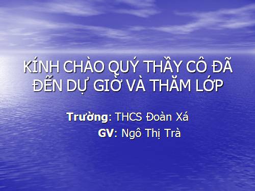 Bài 19. Môi trường hoang mạc