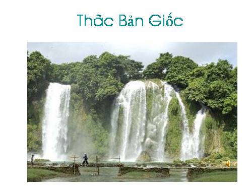 thác bản giốc