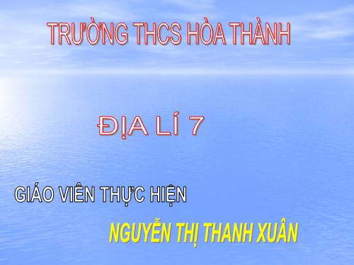 Bài 17. Ô nhiễm môi trường ở đới ôn hòa