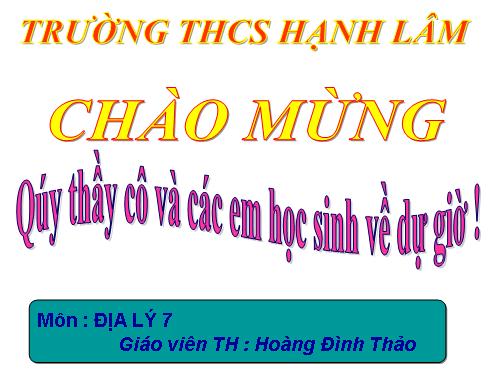 Bài 12. Thực hành: Nhận biết đặc điểm môi trường ở đới nóng