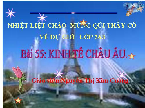 Bài 55. Kinh tế châu Âu