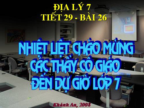 Bài 26. Thiên nhiên châu Phi