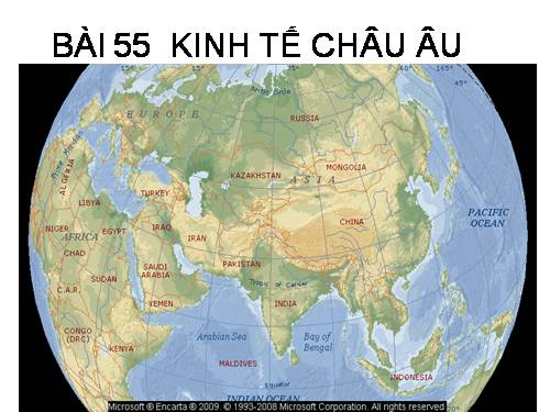 Bài 55. Kinh tế châu Âu